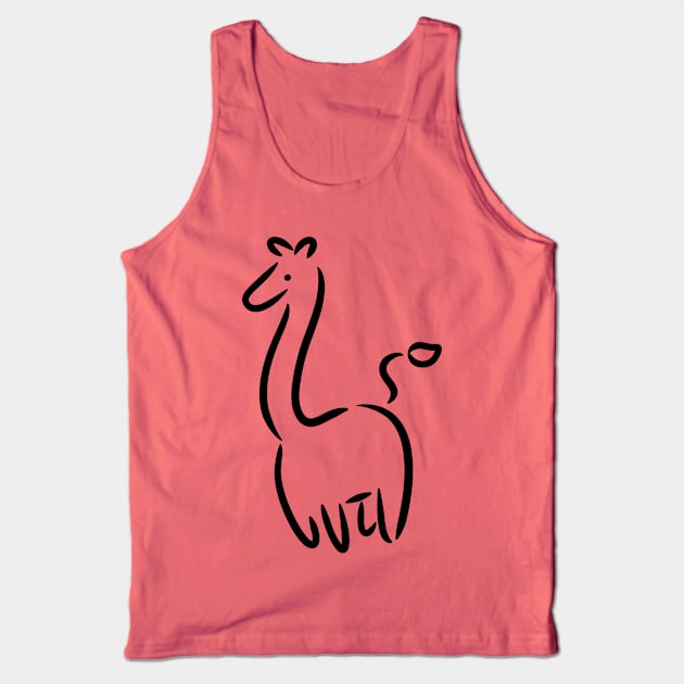 Giraffe Tank Top by Jossly_Draws